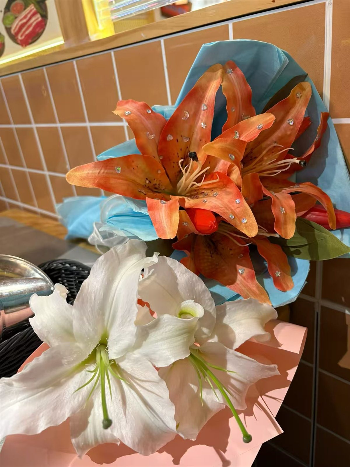 收到的花